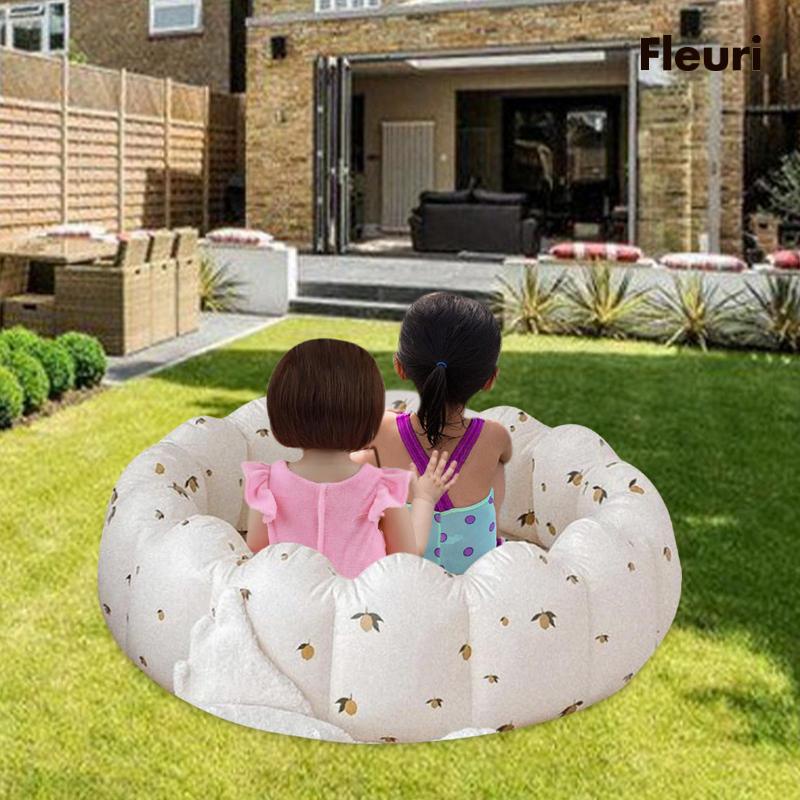 Hồ Bơi Bơm Hơi Mềm Mại Hình Cánh Hoa Cho Bé