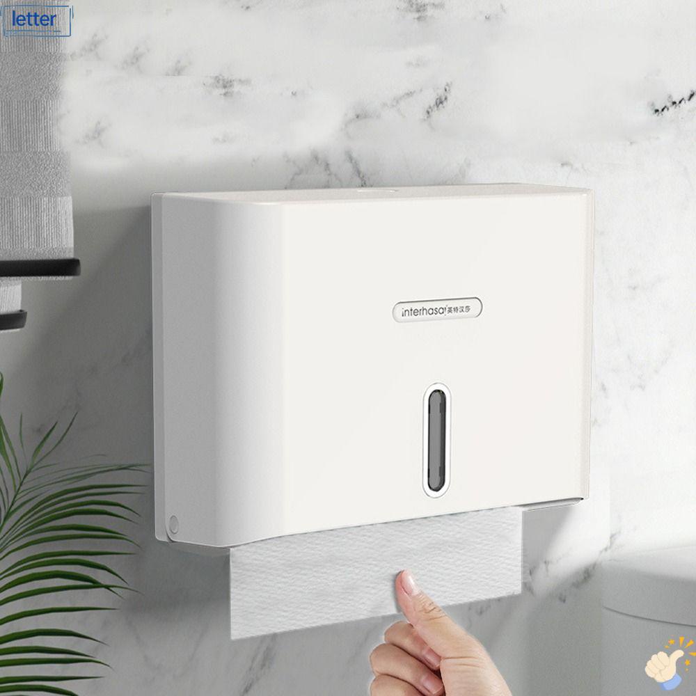 LET Giá Đỡ Cuộn Khăn Giấy Vệ Sinh Gắn Tường Bằng ABS Màu Trắng Thông Dụng Cho Nhà Bếp / Phòng Tắm