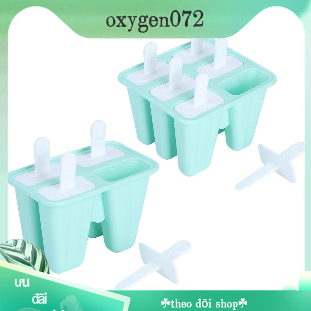 Oxygen072 Khuôn Làm Kem Xanh Silicon Tự Dụng Cụ Cho Mùa Hè Nóng bức