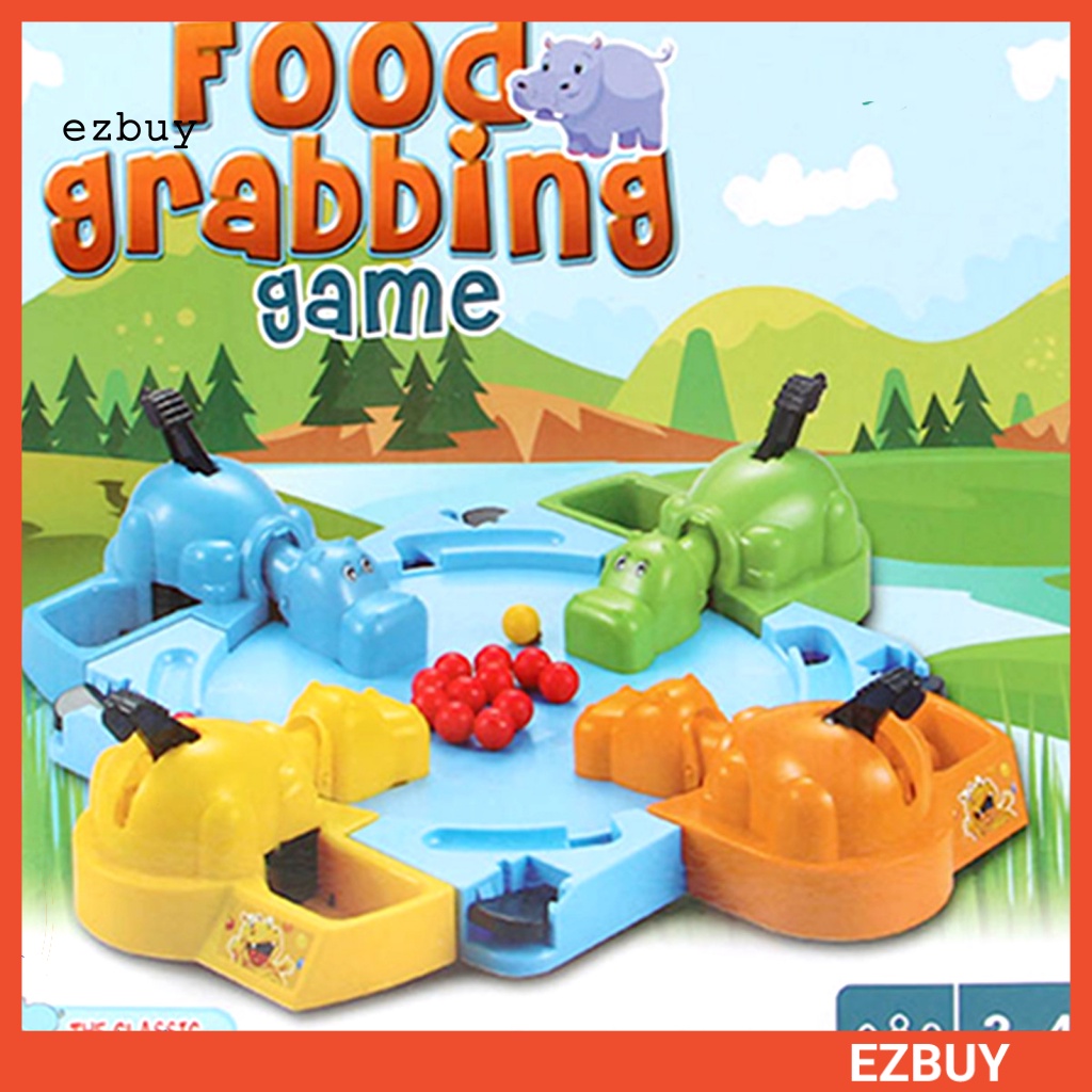 1 Bộ Đồ Chơi Hà Mã Nuốt Nuốt 20 Hạt Vui Nhộn Để Bàn Cho Bé