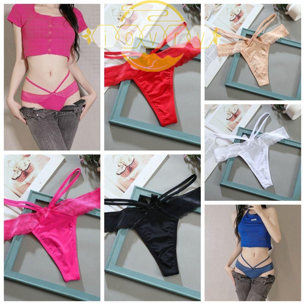 IVORY Quần Lót Lụa Lạnh Màu Sắc Trơn Thoáng Khí Nhanh Khô Quyến Rũ Cho Nữ