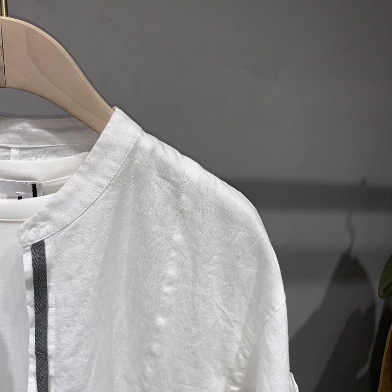 Áo Sơ Mi Tay Ngắn Dáng Rộng Thoáng Khí Thời Trang Mùa Hè Cho Nam