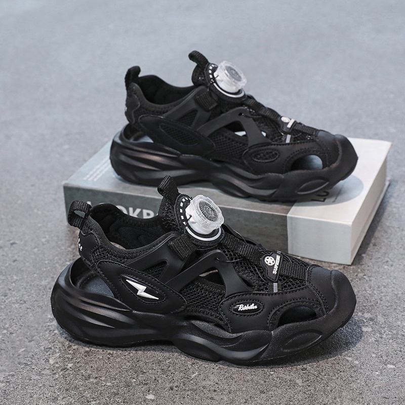 Xăng đan Thể Thao Mùa Hè Chống Trượt Bằng Cao Su Cho Trẻ Em Mới