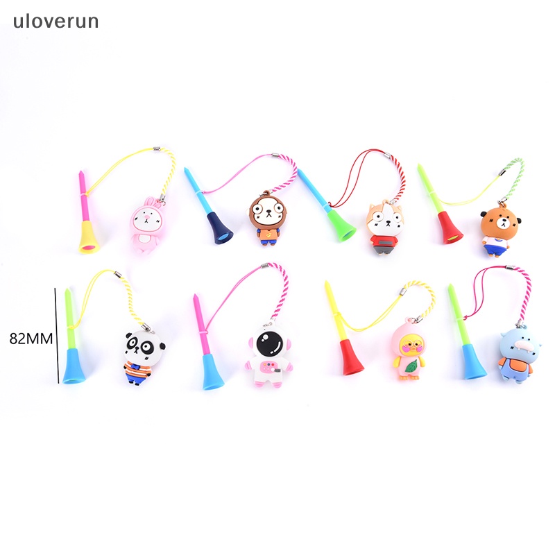 1 Phụ Kiện Giữ Bóng Golf Bằng Cao Su Họa Tiết Hoạt Hình Chống Mất Tiện Lợi