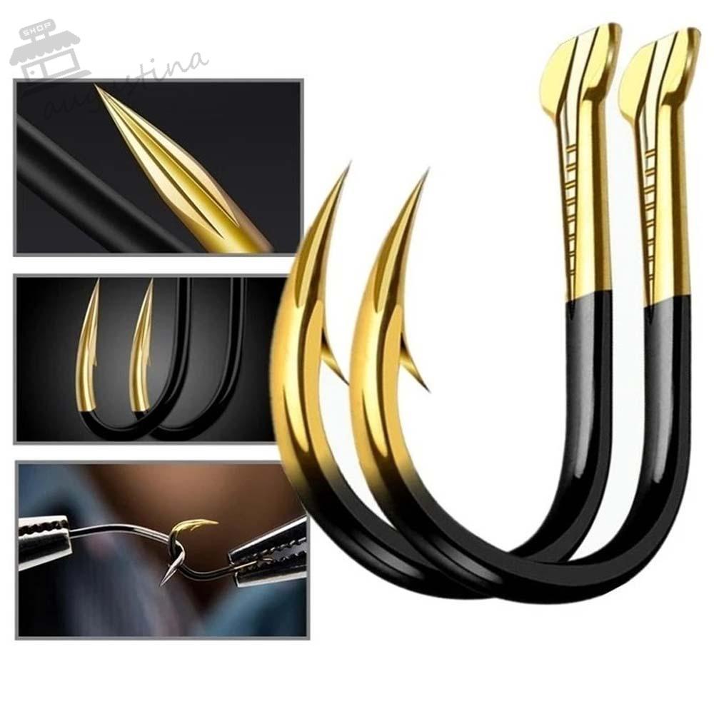 AUGUSTINA Móc Câu Cá Bằng Thép Phong Cách Nhật Bản