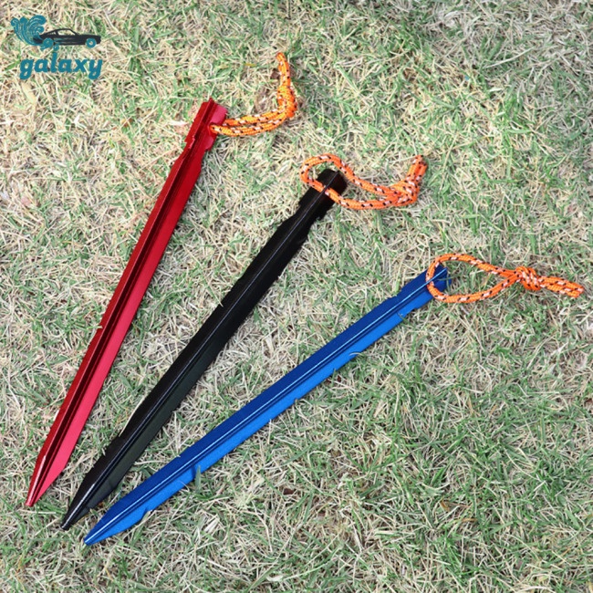 Galaxy Set 10 Cọc Dựng Lều Bằng Hợp Kim Nhôm 18cm Tiện Dụng Khi Đi Cắm Trại