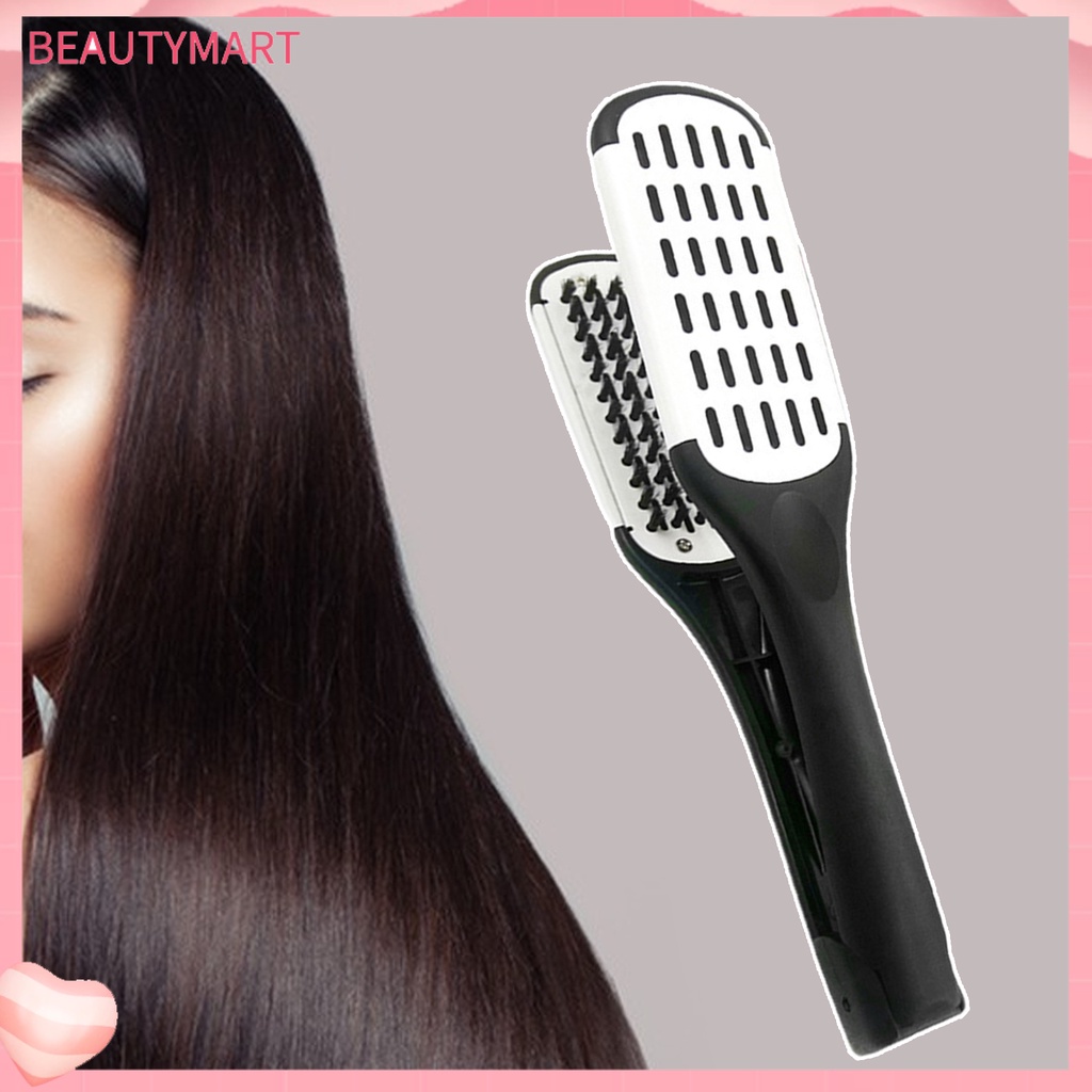 Lược Duỗi Tóc Hai Mặt Bằng Nhựa ABS Chống Tĩnh Điện Cách Nhiệt