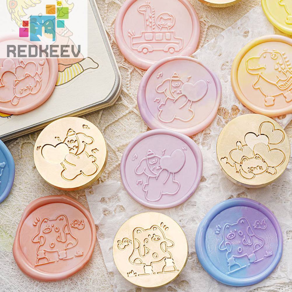 Đầu Tem Đóng Dấu Họa Tiết Hoạt Hình DIY Tùy Chỉnh Cho Thiệp Mời Đám Cưới