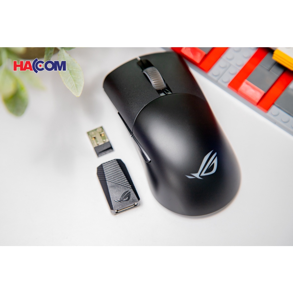 Chuột game Asus ROG Keris Wireless Aimpoint Black 3 chuẩn kết nối tiện lợi