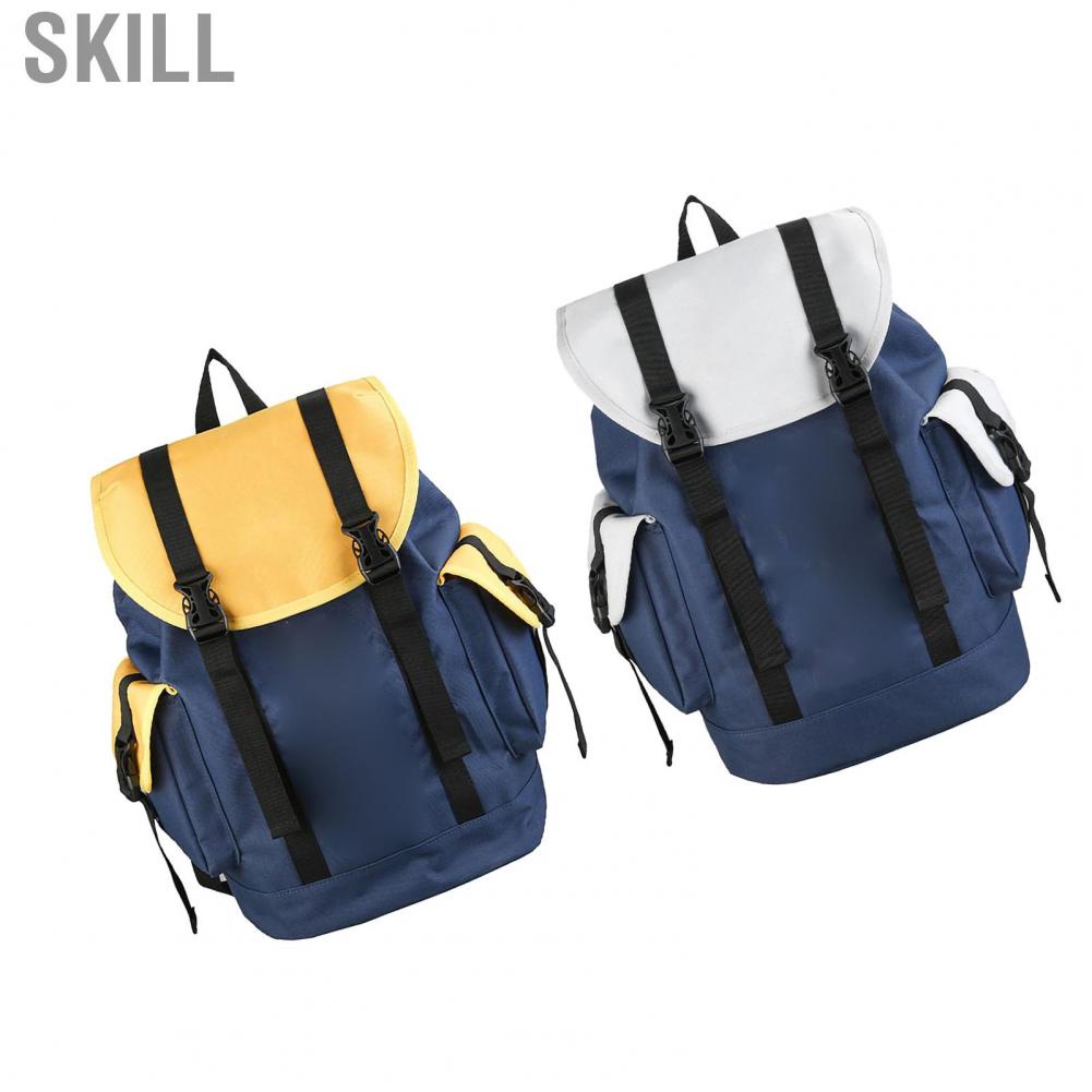Skill Backpack Large  Travel with Adjustable Shoulder Strap for Women Men Student