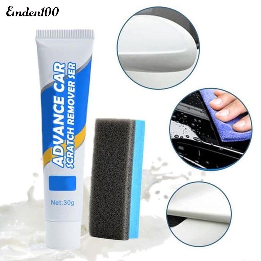 Kem Tẩy Vết Trầy Xe Hơi 30g Kèm Mút Xốp Tiện Dụng