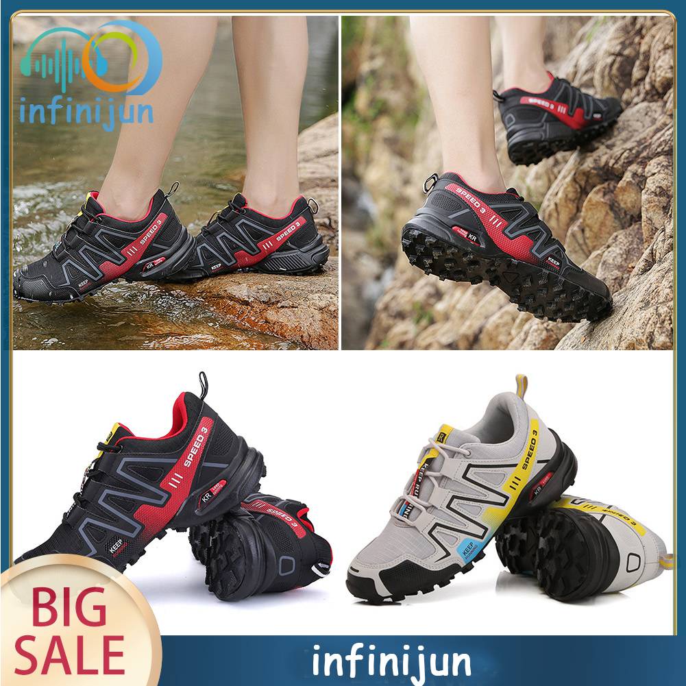 Giày Thể Thao Nam Bằng Cao Su Thoáng Khí Dùng Cho Các Hoạt Động Ngoài Trời