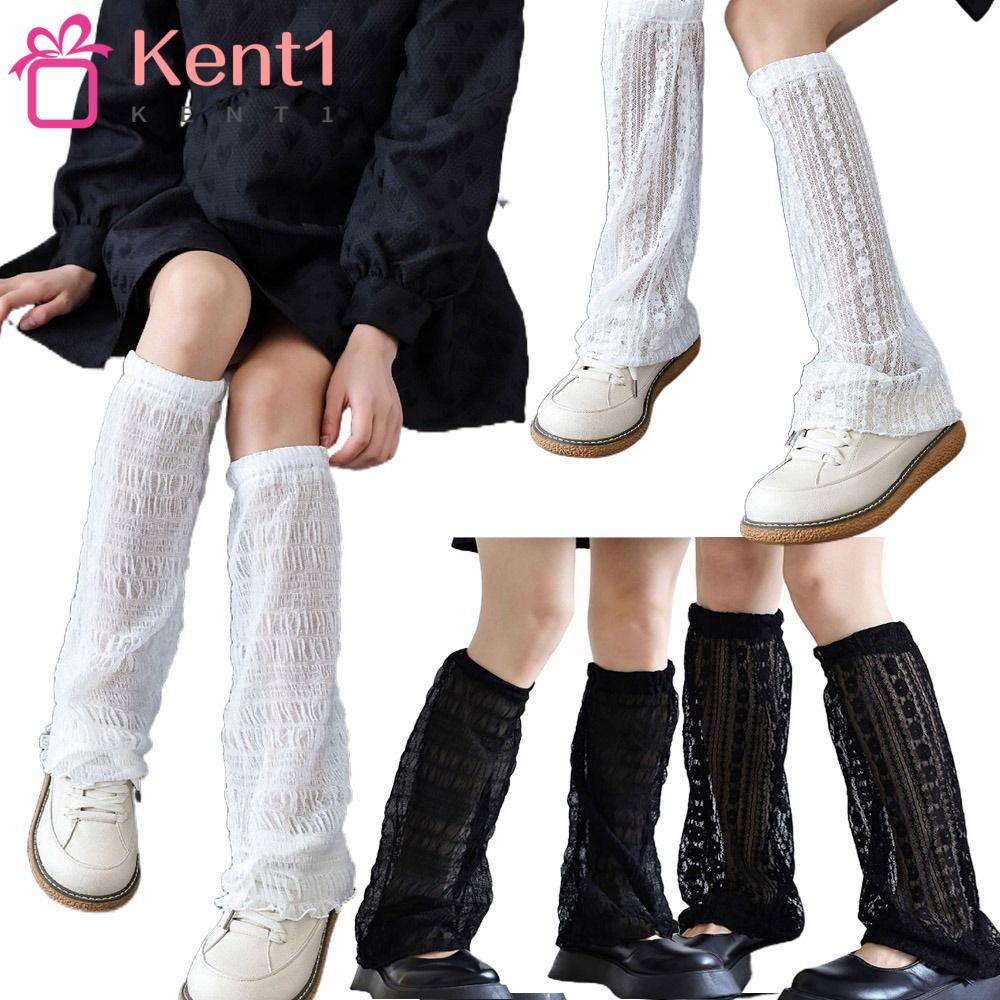 KENT1 Vớ Dài Qua Gối Siêu Mỏng Phối Ren Phong Cách Lolita