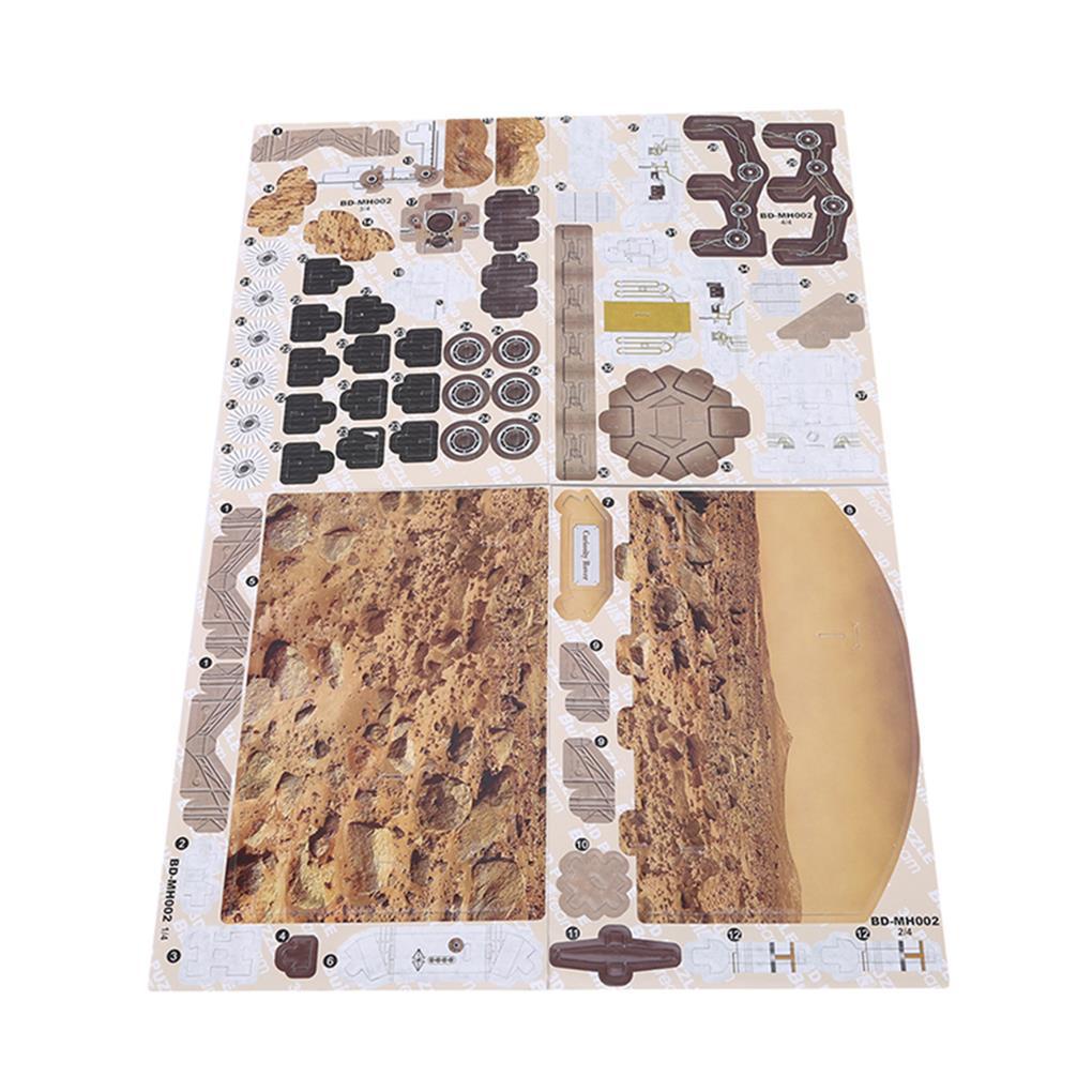 Bộ Đồ Chơi Xếp Hình 3D Bằng Giấy Ba Chiều Dành Cho Trẻ Em