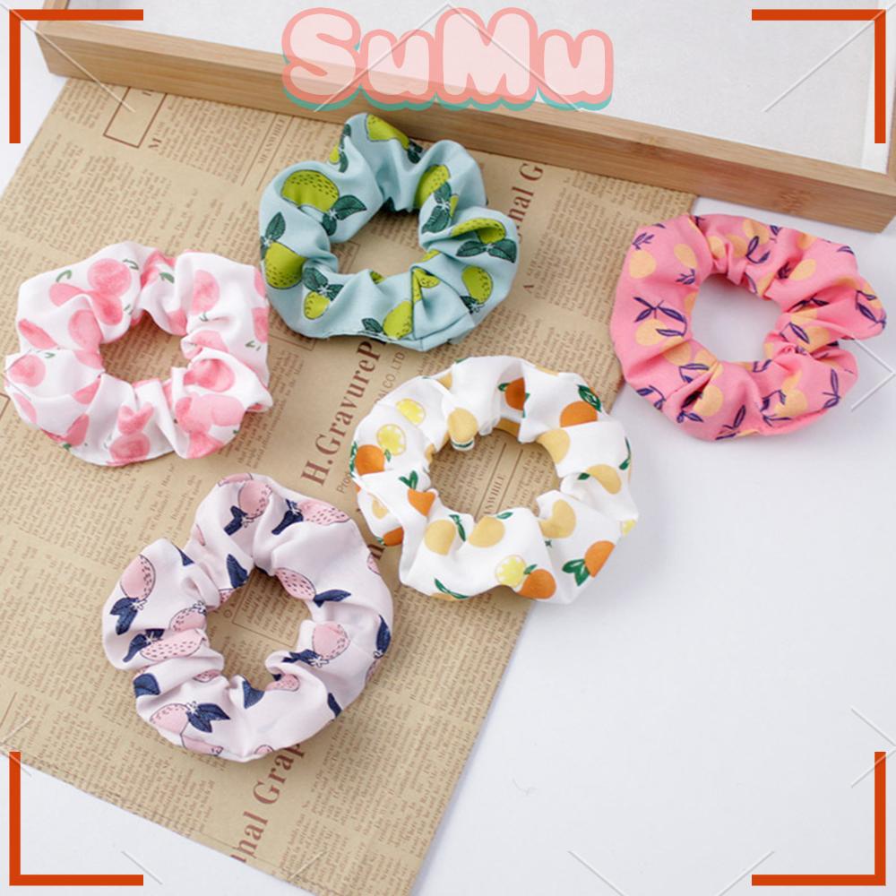 SUMU Dây Cột Tóc Scrunchies Kiểu Dáng Dễ Thương Ngọt Ngào Cho Nữ