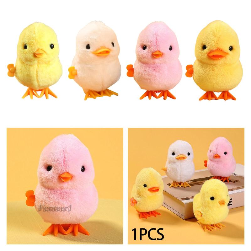 [Fenteer1] Đồ Chơi Gà Nhồi Bông Xinh Xắn Cho Bé