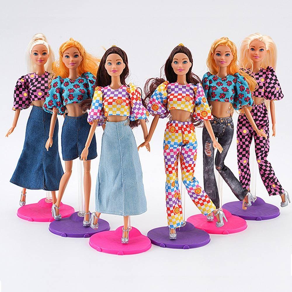 CHOOKEY Áo Hoodies Jeans Thời Trang Cho Búp Bê Tỉ Lệ 1 / 6 11.5 &quot;