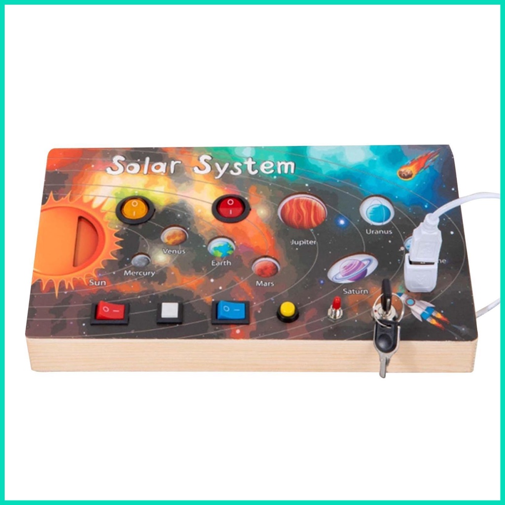 Hệ Thống Năng Lượng Mặt Trời Đồ Chơi Có Đèn LED Dành Cho Trẻ Mẫu Giáo
