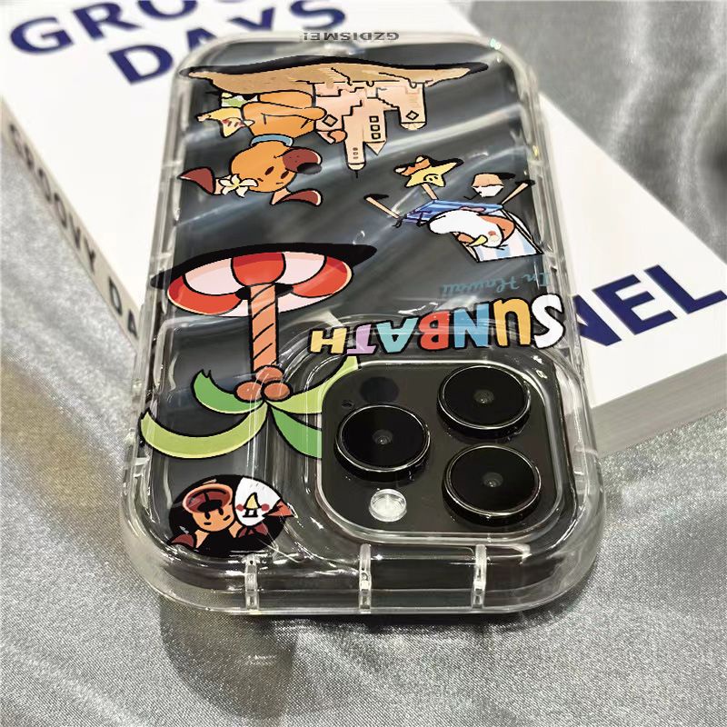 Ốp Điện Thoại Mềm Trong Suốt In Hình Chú Cún Dễ Thương Cho Iphone 11 / 13127 / 14Promax / Xr / 8 NFFO