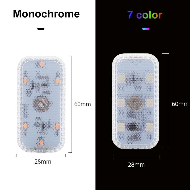 Đèn LED Mini Không Dây Cảm Ứng Chạm Để Đọc Sách Gắn Trần Xe Hơi