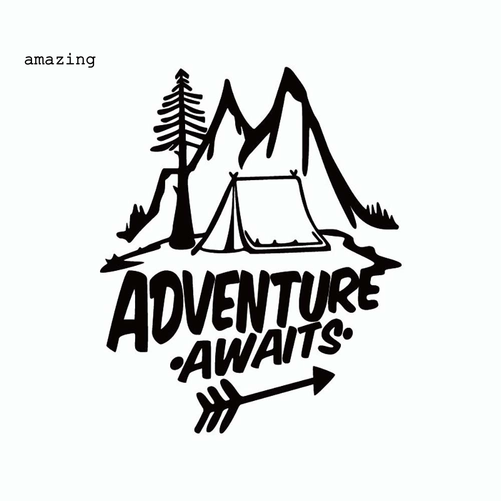 Đề Can Phản Quang Họa Tiết Cây Thông / Ngọn Núi Độc Đáo Trang Trí Xe Hơi