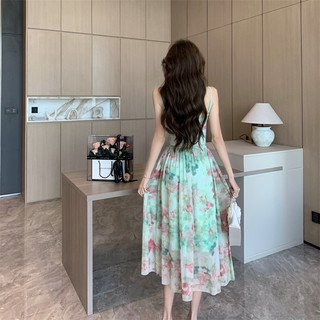 Đầm Hai Dây Mỏng Mùa Hè Thanh Lịch Độc Đáo