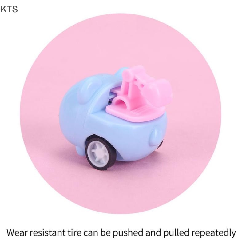 1 Mô Hình Xe Công Trường Kéo Lưng Mini Trang Trí Tiệc Cho Bé