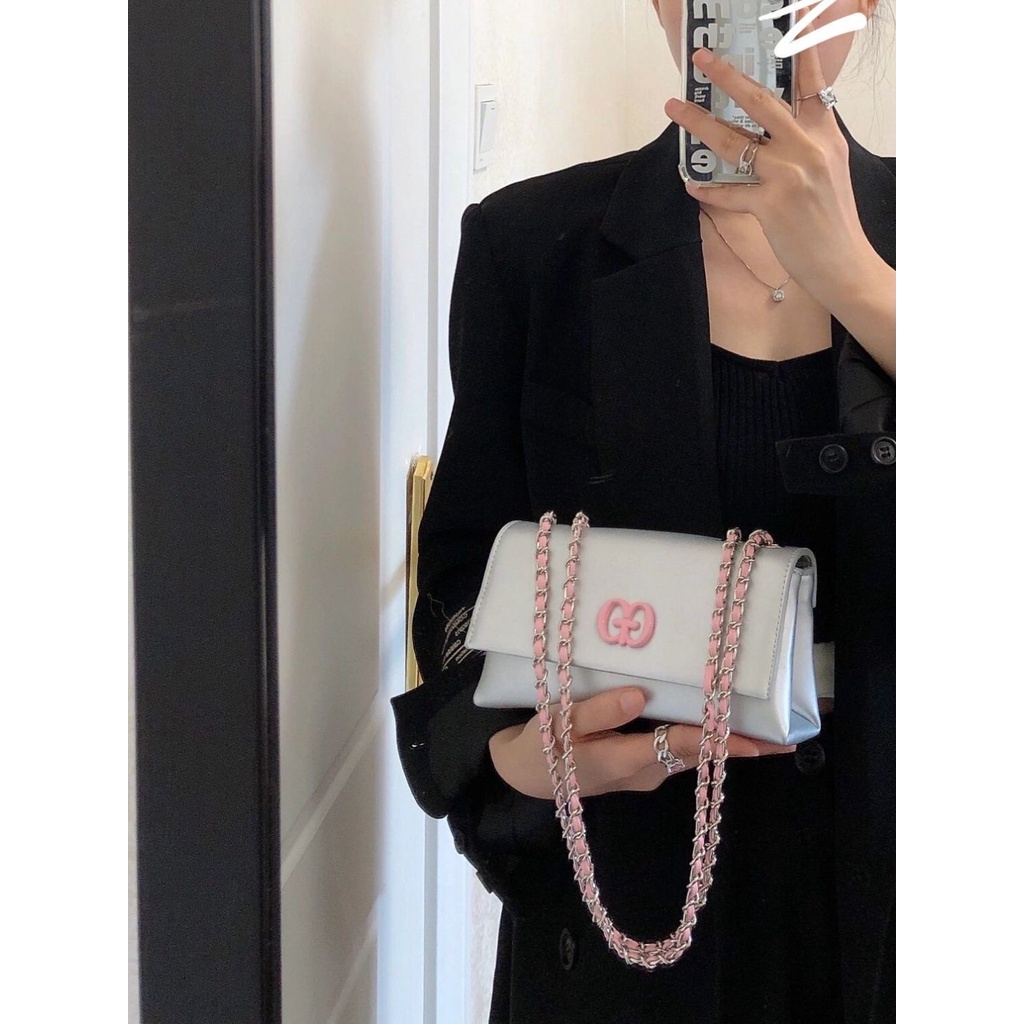 Túi Đeo Chéo Nhỏ Hình Vuông Phong Cách Âu Mỹ Thời Trang Cao Cấp