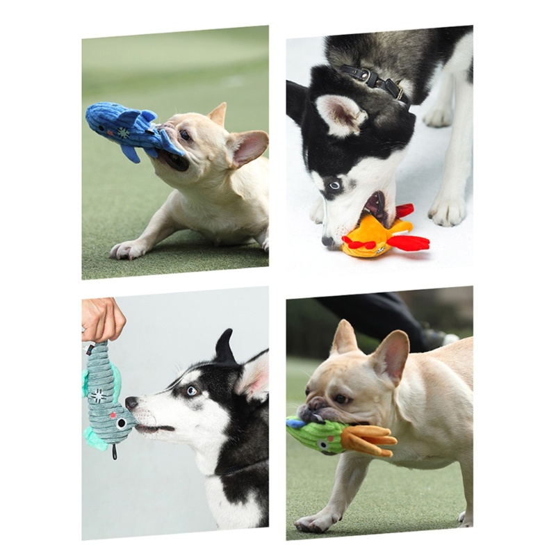 Đồ Chơi Nhồi Bông Hình Động Vật Hoạt Hình Huấn Luyện Cho Thú Cưng