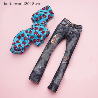 1 set áo và chân váy thời trang cho búp bê 30cm