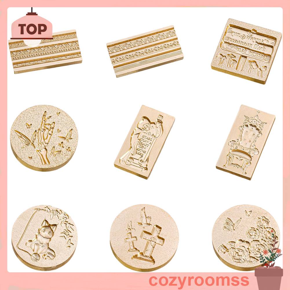 Đầu Tem Bằng Đồng Phong Cách Gothic Cổ Điển Dùng Để Trang Trí Thiệp Cưới