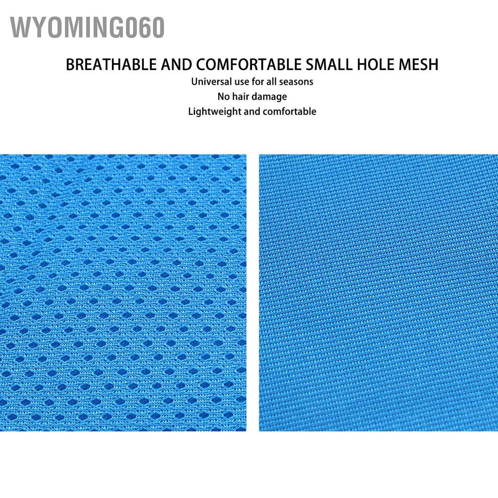 Wyoming060 Dây Xích Thú Cưng Thoáng Khí Phản Quang Mèo Áo Xoay 360 Độ Lực Kéo Móc Đồ Cho