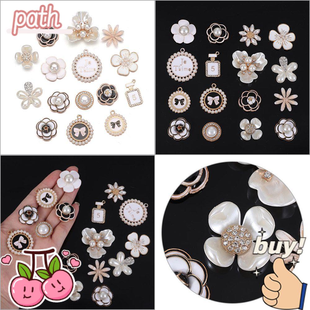 PATH Set 5 Phụ Kiện Trang Trí Giày Cao Gót Đính Đá Thời Trang