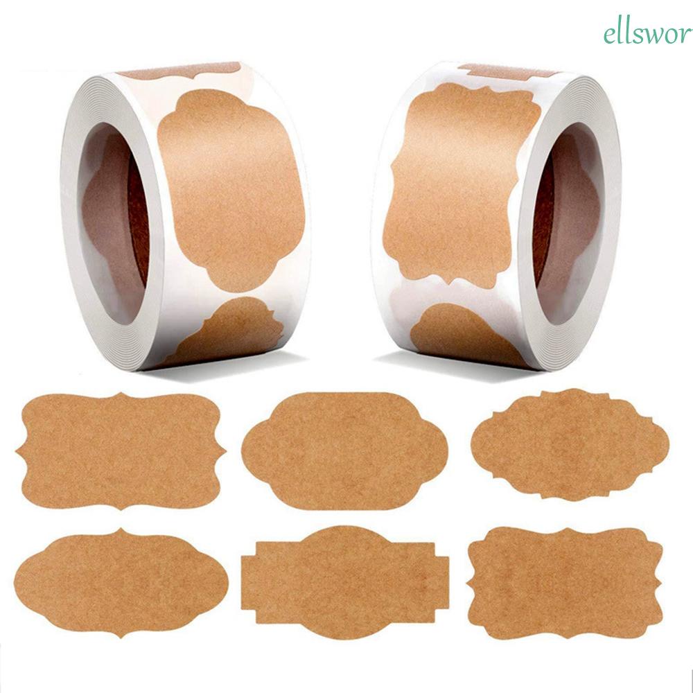 ELLSWORTH Nhãn Dán Lọ Gia Vị Tự Dính Tiện Dụng Cho Nhà Bếp