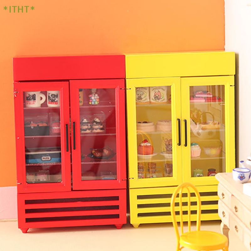 Mô Hình Tủ Lạnh Mini Hai Cửa Trang Trí Nhà Búp Bê Mới