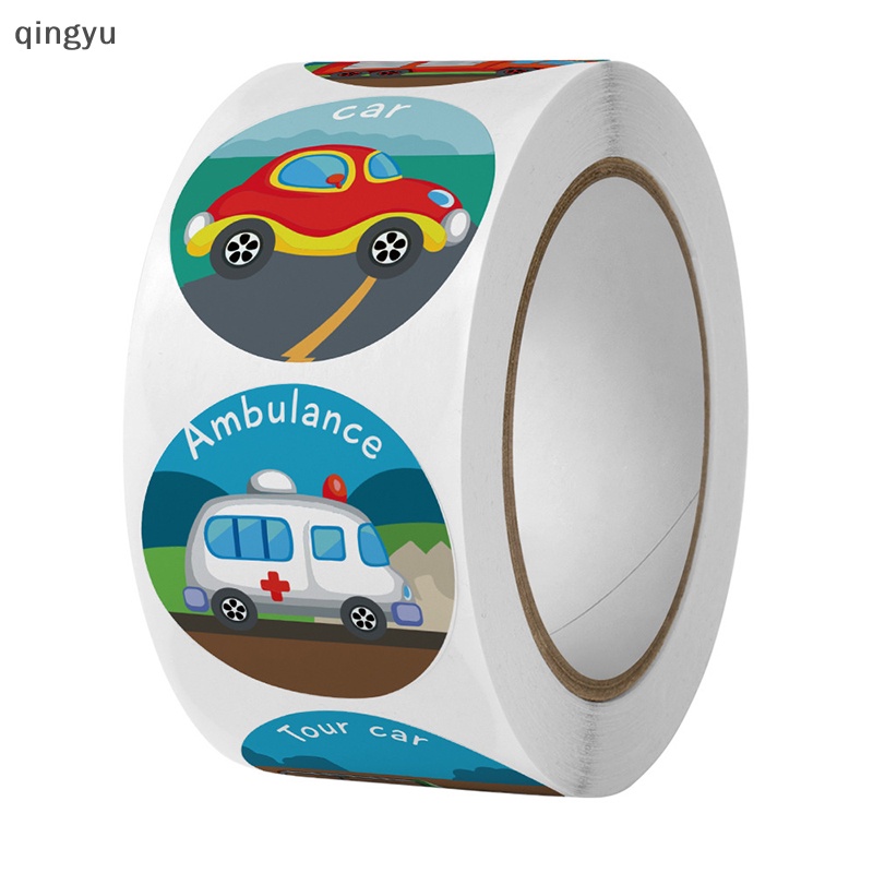 Bộ 500 Miếng Dán Hình Tròn 1inch Dễ Thương Dùng Làm Phần Thưởng / Động Vật