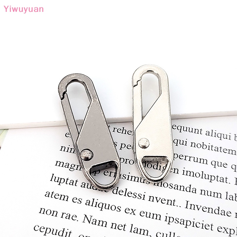 Set 5 Khóa Kéo Kim Loại Có Thể Tháo Rời Thay Thế Cho Áo Khoác / Đồ Thủ Công Diy Mới