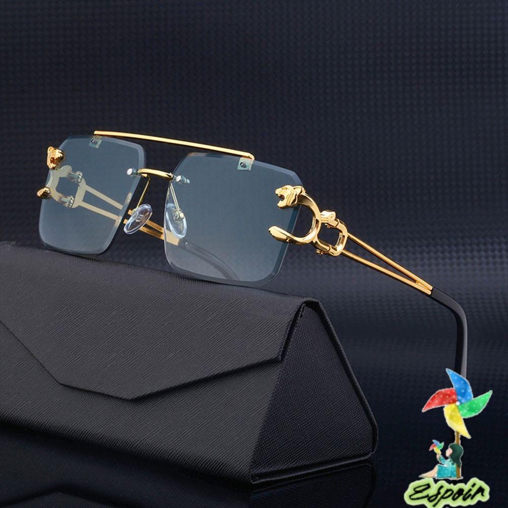 ESPO Kính Mát Không Gọng Thời Trang Phong Cách Steampunk