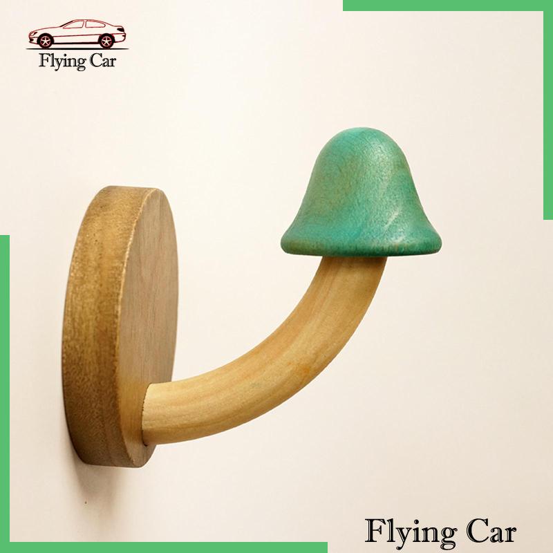 Móc Treo Áo Khoác / Mũ / Túi Xách Bằng Gỗ Kiểu Dáng Dễ Thương Tiện Dụng