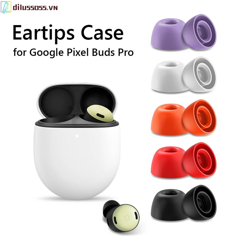 Set 5 Cặp Bọc Tai Nghe Bằng Silicon Thoải Mái Cho Google Pixel Buds Pro