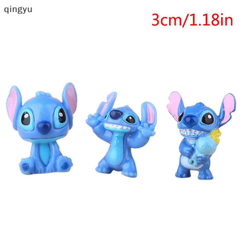 Bộ Sưu Tập 12 Mô Hình Nhân Vật Hoạt Hình Disney Stitch Đáng Yêu