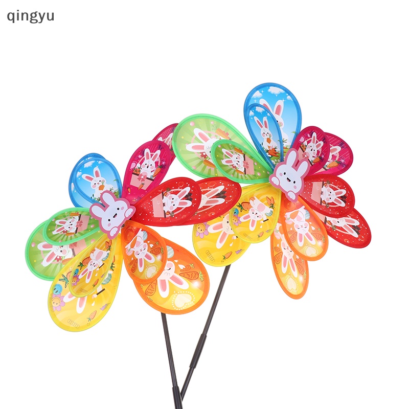 Đồ Chơi Thỏ Bằng Nhựa Hai Lớp Nhiều Màu Sắc qingyu Dành Cho Trẻ Em