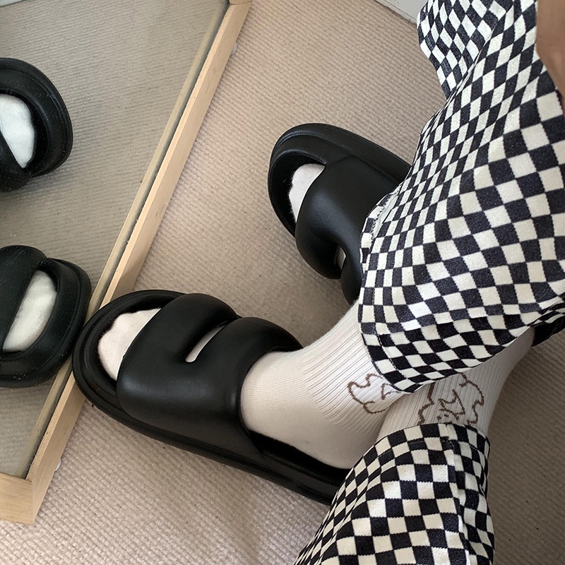 UOUO  dép Thời Trang Đơn Giản Cho Nữ dép bánh mì Chống trượt Thoải mái Thoáng khí Cái mới ins Hàn Quốc Phong cách B90H0P6 37Z230910