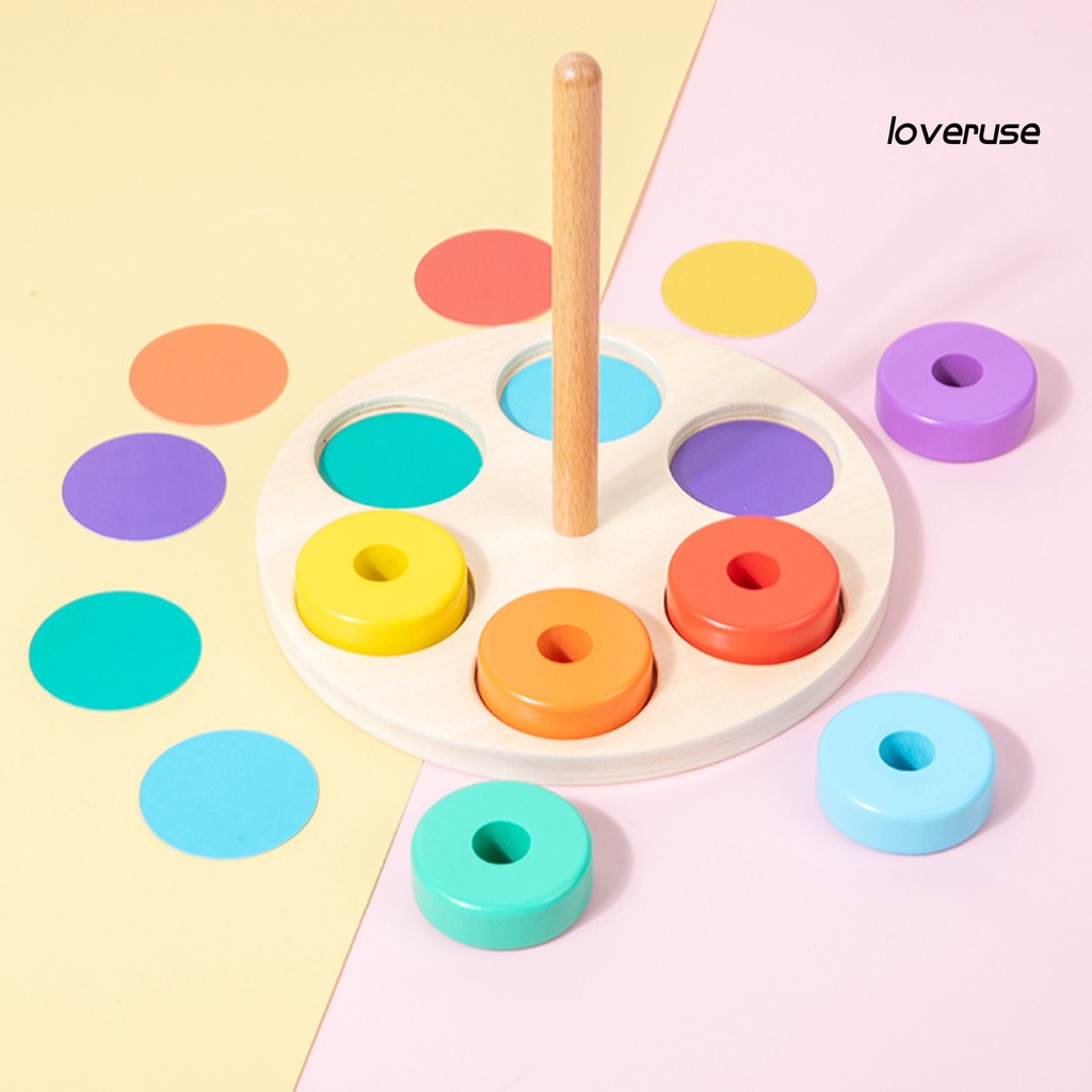 1 Bộ Đồ Chơi Khối Gỗ Xây Dựng Hình Dạng Mịn Mượt Phát Triển Trí Tuệ Cho Bé Yêu Thích