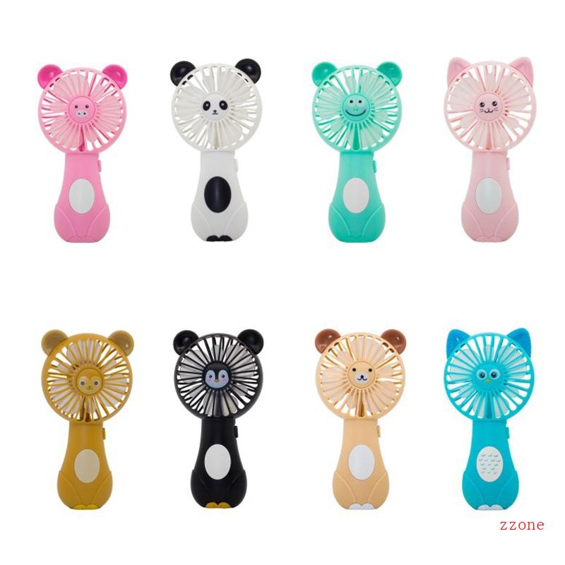 Quạt Mini Cầm Tay Chạy Pin AA Không Gây Tiếng Ồn Tiện Dụng Mang Theo Du Lịch / Văn Phòng