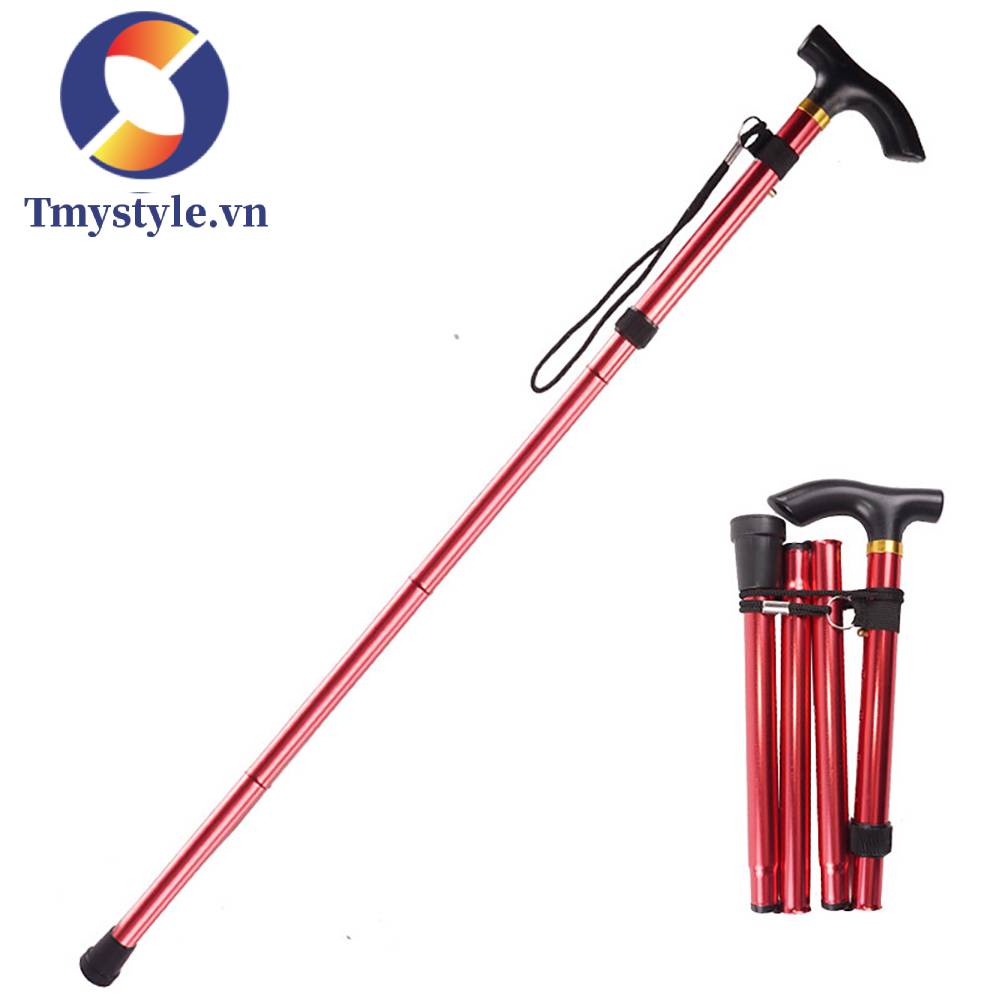 Gậy Leo Núi 5 Khớp Chống Trượt Tùy Chỉnh Tiện Dụng Cho Người Lớn Tuổi