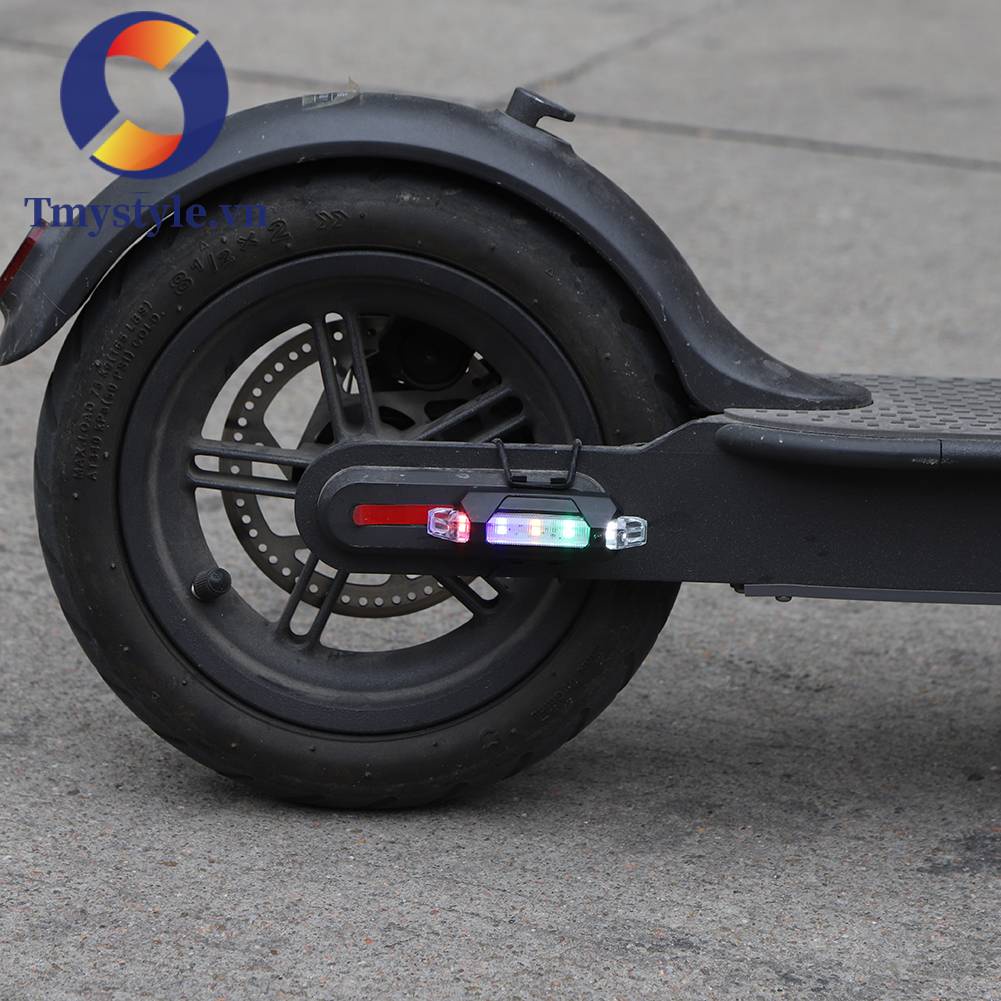 Set 2 Đèn LED Gắn Đuôi Xe Đạp Điện Có Thể Sạc Lại Bằng Cổng USB