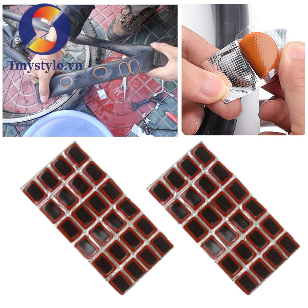 Bộ 48 Miếng Cao Su Vá Lốp Xe Đạp