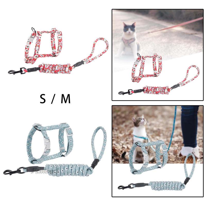 Dây Đai Dắt Thú Cưng Đi Dạo Mềm Mại Có Thể Điều Chỉnh Kích Thước