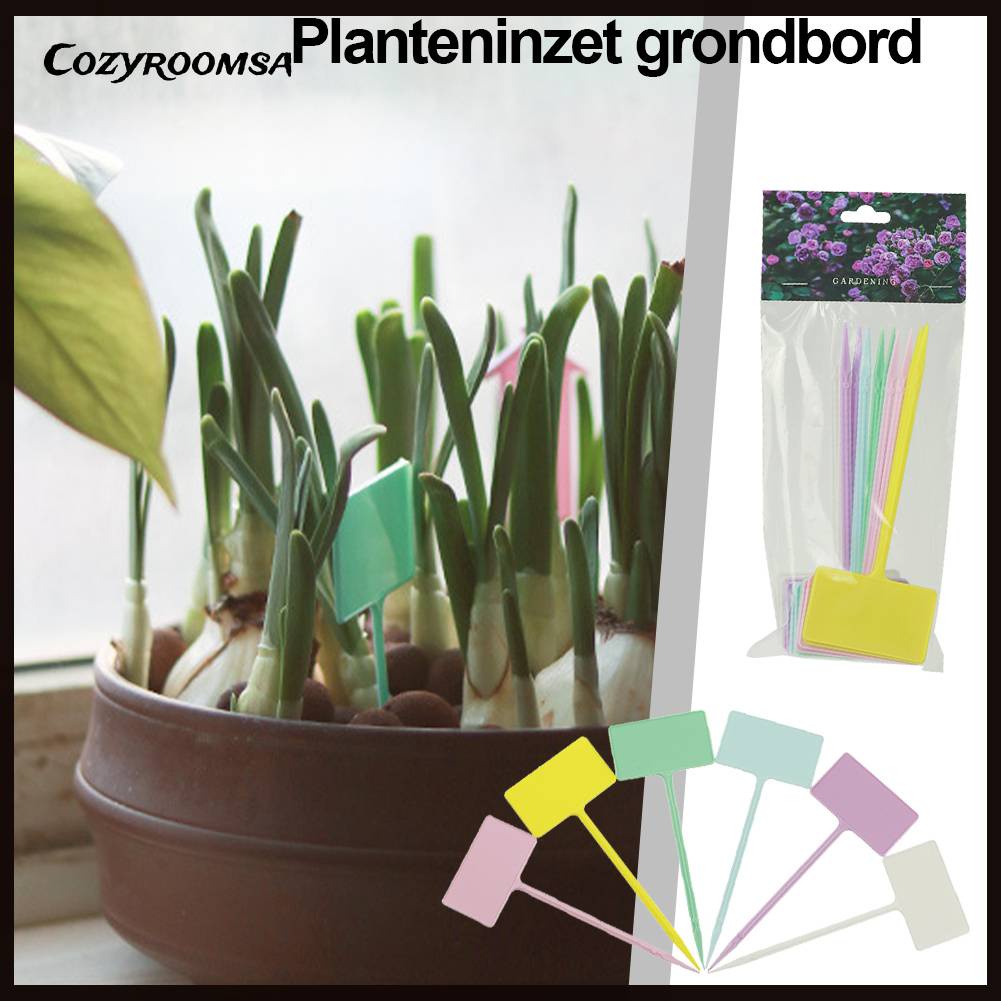 Set 10 / 12 Nhãn Nhựa Gắn Chậu Cây